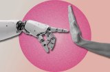 Women avoiding AI